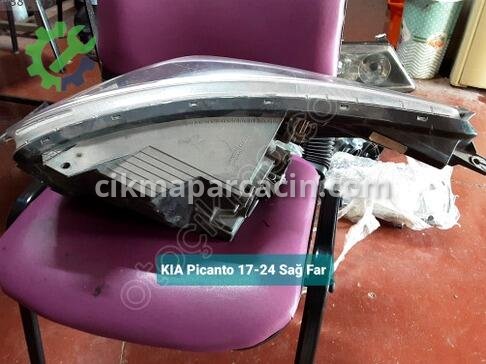 Kia Picanto Sağ Ön Far 17-24 çıkma parça