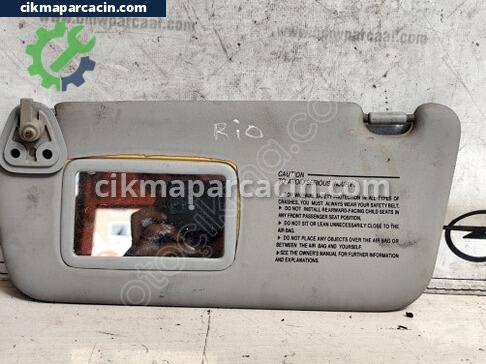 Kia Rio Sol Güneşlik çıkma parça