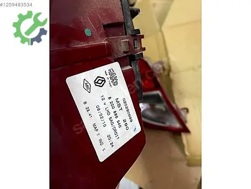 Renault Clio Sol Arka Stop çıkma parça