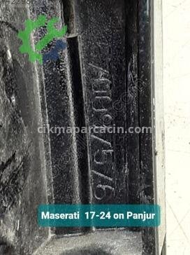 Maserati Ghibli Ön Panjur 17-24 çıkma parça
