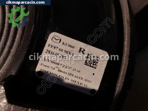 Mazda 3 Anfi çıkma parça