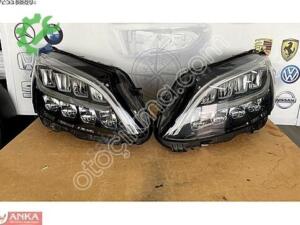 MERCEDES 205 KASA C CLASS FULL LED TAKIM SAĞ SOL ÖN FAR ÇIKM