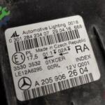 MERCEDES A 205 ÇIKMASAĞ FAR C KASA