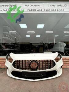 MERCEDES A SERİSİ W177 ÖN TAMPON ORJİNAL BEYAZ DOLU HALDE SE