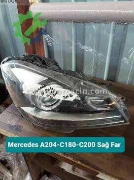 Mercedes-Benz C Serisi Sağ Ön Far A204-C180-C200 çıkma parça