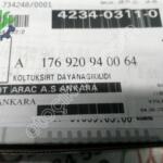 Mercedes benz koltuk Aralık kilidi