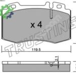 MERCEDES C CLASS ÖN FREN BALATA W211-W219-W220