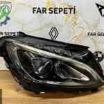 MERCEDES C SERİSİ W205 LED SAĞ FAR SIFIR LOGOLU OEM:A2059067402