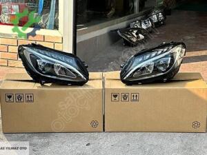 MERCEDES C SERİSİ W205 LED SAĞ VE SOL TAKIM LOGOLU SIFIR ÜRÜN