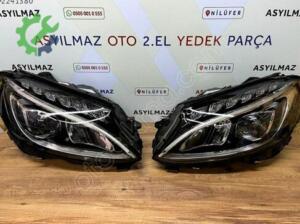 MERCEDES C SERİSİ W205 SAĞ VE SOL FAR LED ORJİNAL