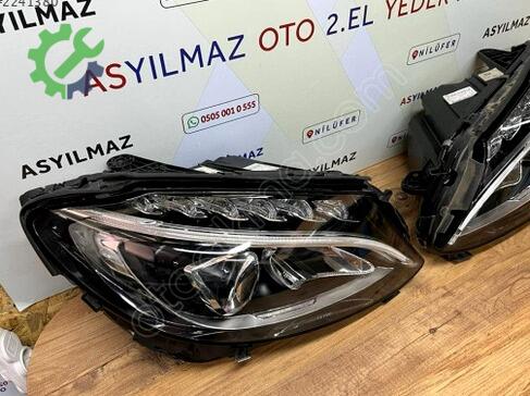 Mercedes-Benz C Serisi LED Far çıkma parça