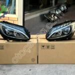 MERCEDES C SERİSİ W205  TAKIM FAR SIFIR LOGOLU  -BURSA FAR