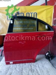 Mercedes C180 W204 Sol arka kapı kırmızı hatasız orjinal