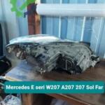 Mercedes E seri W207 A207 207 Sol Far