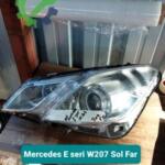 Mercedes E seri W207 Sol Far