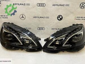 MERCEDES E SERİSİ W212 MAKYAJLI SAĞ VE SOL TAKIM FAR ORJİNAL