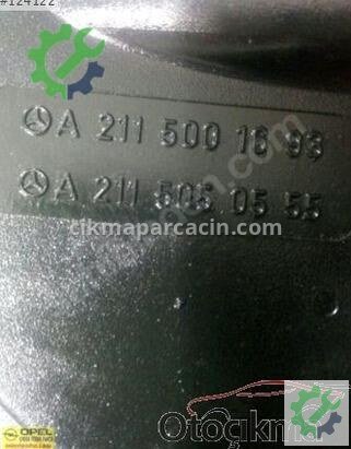 Mercedes-Benz E Serisi Fan Paneli çıkma parça
