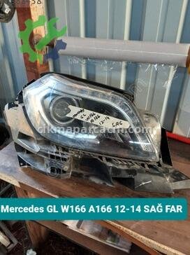 Mercedes-Benz GL Sağ Ön Far 12-14 çıkma parça