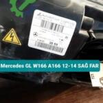 Mercedes GL W166 A166 12-14 SAĞ FAR