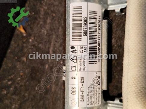 Mercedes-Benz GLK Sağ Sol Tavan Airbag 608789302 çıkma parça