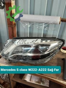 Mercedes-Benz S Serisi Sağ Ön Far W222-A222 çıkma parça
