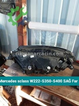 Mercedes-Benz S Serisi Sağ Ön Far W222-S350-S400 çıkma parça