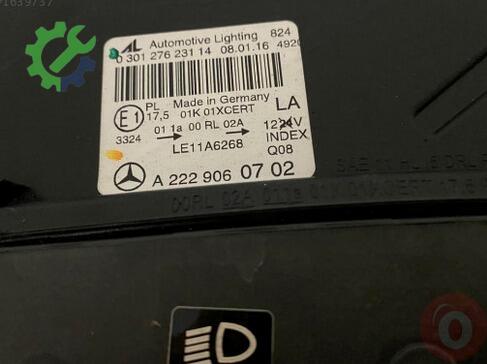 Mercedes-Benz S Serisi Sol Ön Far A2229060702 çıkma parça