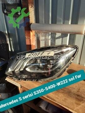 Mercedes-Benz S Serisi Sol Ön Far S350-S400-W222 çıkma parça