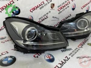 Mercedes sağ sol far c class w204 makyajlı kasa çıkma parça