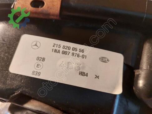 Mercedes-Benz SLK Sis Farı SOL215 çıkma parça