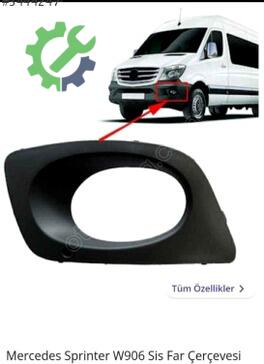 Mercedes-Benz Sprinter Sis Farı Çerçevesi çıkma parça