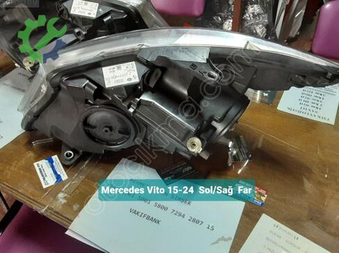 Mercedes-Benz Vito Sağ Ön Far 15-24 çıkma parça