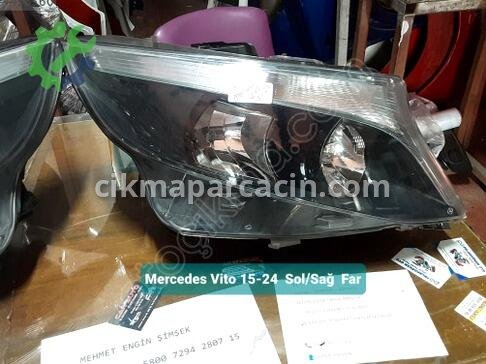 Mercedes-Benz Vito Sağ Ön Far 15-24 çıkma parça