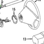 Çıkma Orijinal Direksiyon Kapak Mercedes-Benz CLK 1998-2003