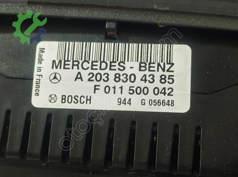 Mercedes-Benz C Serisi Klima Kontrol Paneli çıkma parça