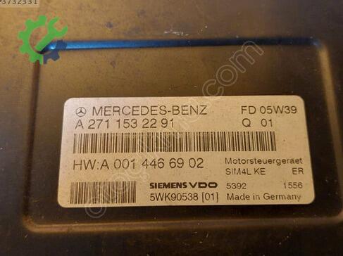 Mercedes-Benz C Serisi Motor Beyni çıkma parça