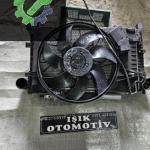 mercedes w203 intercooler radyatör su klima fan çıkma orjinal