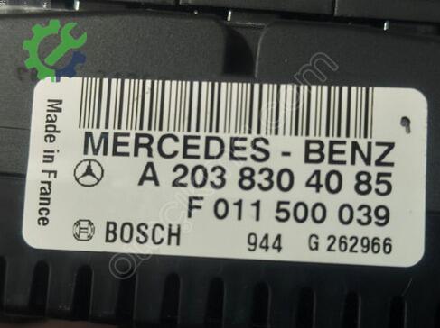 Mercedes-Benz C Serisi Klima Kontrol Paneli çıkma parça