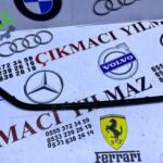 Mercedes w205 arka tampon difüzör çıtası