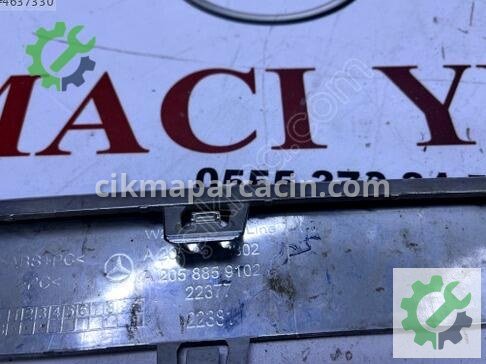Mercedes-Benz C Serisi Tampon Izgara Çıtası A2058859102 çıkma parça