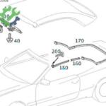 Mercedes-Benz CLK (W208) 1998-2001 Orijinal Çıkma Tente A208