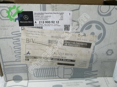 Mercedes-Benz E Serisi Sam Beyni A2139009212 çıkma parça
