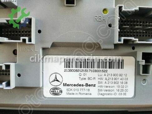 Mercedes-Benz E Serisi Beyin A2139009212 çıkma parça