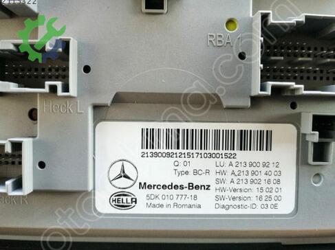 Mercedes-Benz E Serisi Beyin A2139009212 çıkma parça