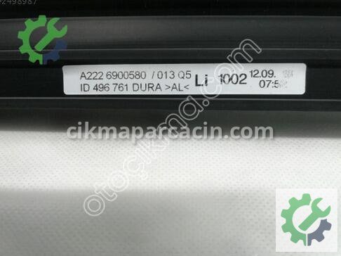 Mercedes-Benz S Serisi Cam Fitili A2226900580 çıkma parça