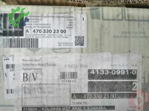 Mercedes-Benz X Aks Başı A4703302300 çıkma parça