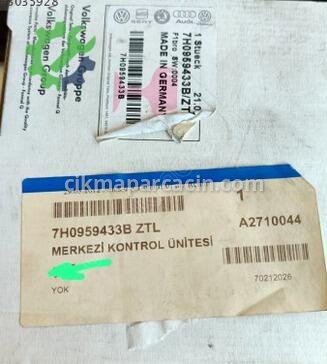 Volkswagen Transporter Kontrol Ünitesi 7H0959433B çıkma parça