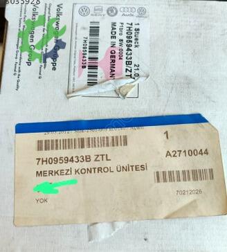 Volkswagen Transporter Kontrol Ünitesi 7H0959433B çıkma parça
