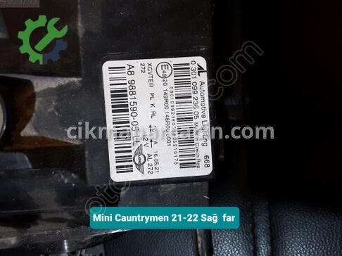 Mini Cooper Sağ Ön Far 21-22 çıkma parça
