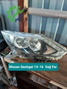 Nissan Qashgai 14-16  Sağ Far
